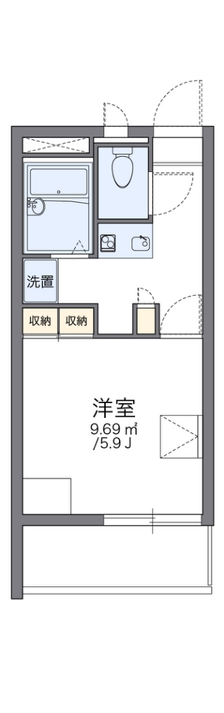 レオパレス天神ノ森 間取り