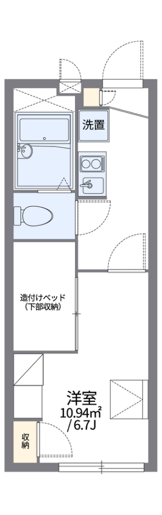 レオパレスリリー 間取り
