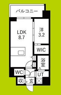 エスリードレジデンス梅田クラスシティ 間取り図