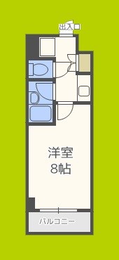 ビーバーハイツ長原 間取り