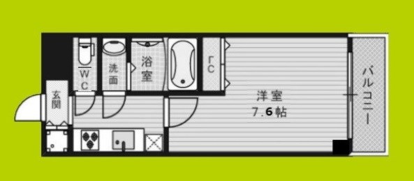 シャルマンフジ阿波座イースト 間取り
