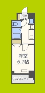 ライジングコート梅田サンライズ 間取り