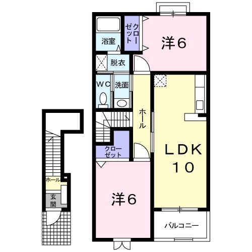 ウエストスクエアＢ棟 間取り