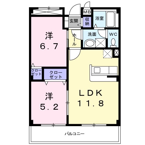 グレイス恵風 間取り