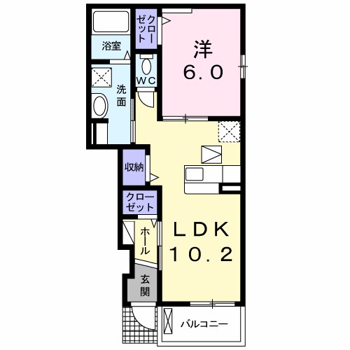 エスペランサ　１０５９ 間取り