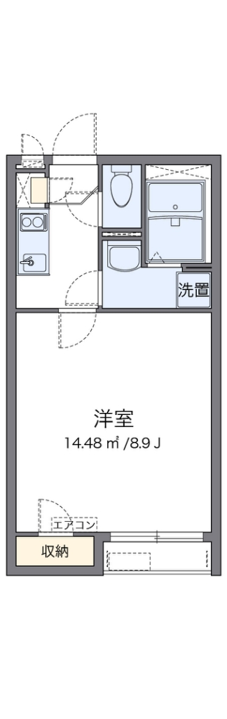 クレイノアペルト泉佐野Ⅱ 間取り