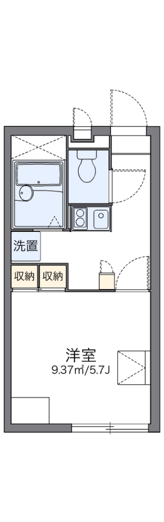 レオパレス陶器 間取り