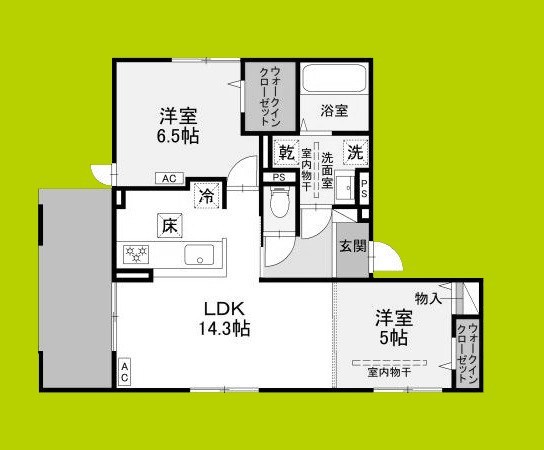 D-residence高槻市下田部B 間取り図