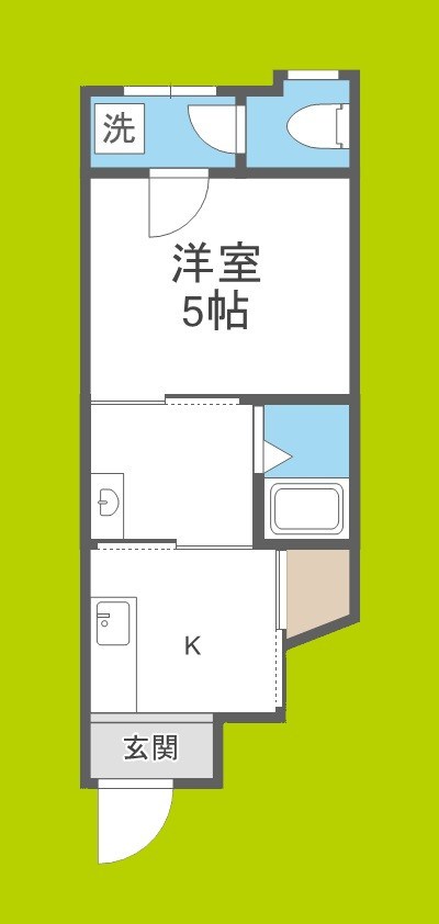 市岡1丁目テラス 間取り