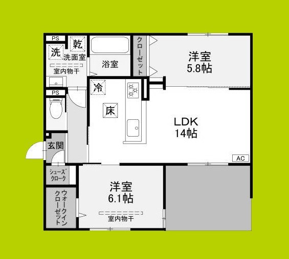 D-residence高槻市下田部B 間取り図