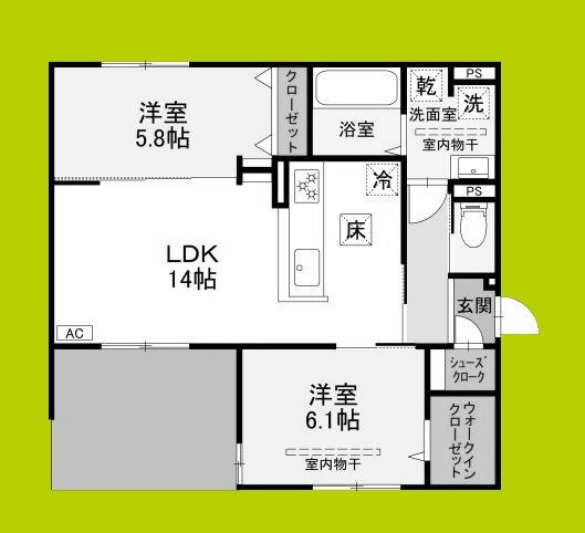 D-residence高槻市下田部B 間取り図