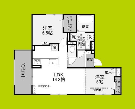 D-residence高槻市下田部B 間取り図