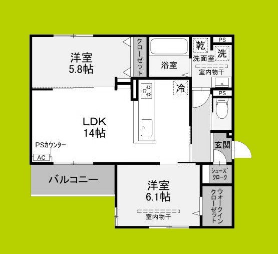 D-residence高槻市下田部B 間取り図