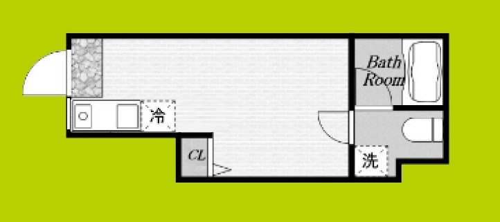 市岡2丁目　貸家 間取り