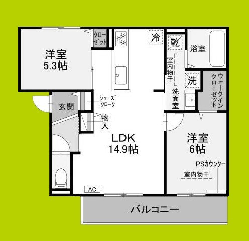 仮称）D-residence高槻市下田部A棟PJ 間取り図