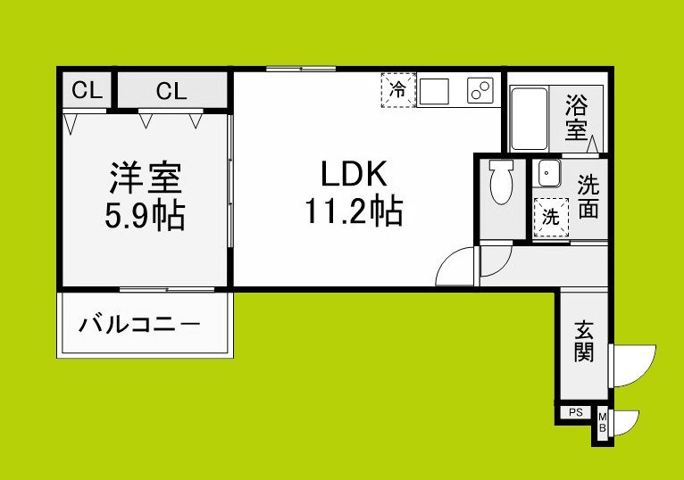 カーサ綾園 間取り