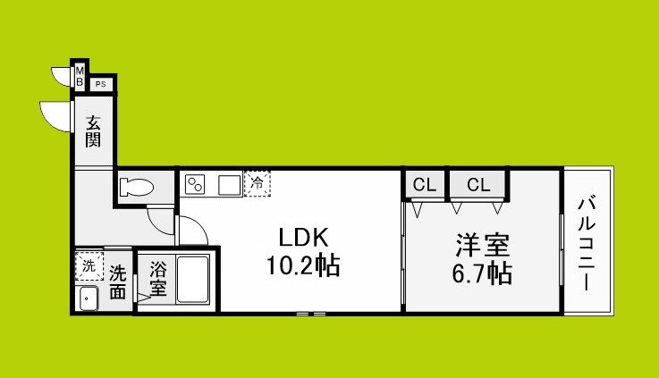 カーサ綾園 間取り