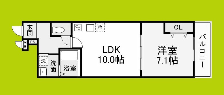 カーサ綾園 間取り