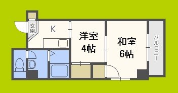 公園前ウエストハイツ 間取り