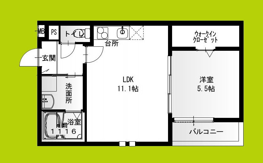 フジパレス堺白鷺 間取り