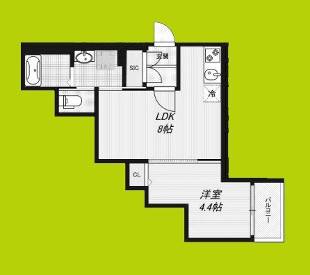 H-maison出来島Ⅱ 間取り