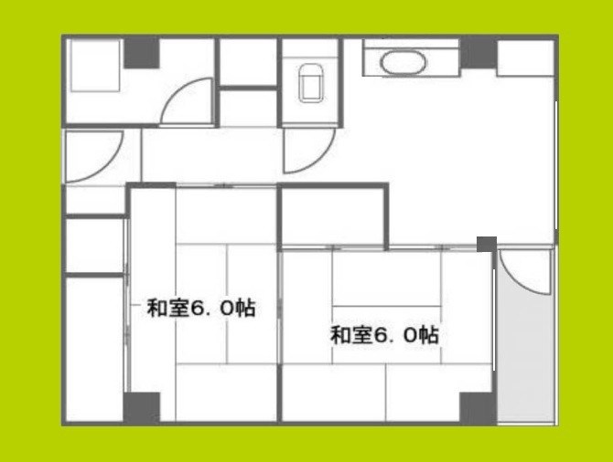 市岡グランドビル　新館 間取り