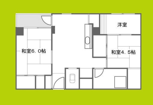 市岡グランドビル　新館 間取り