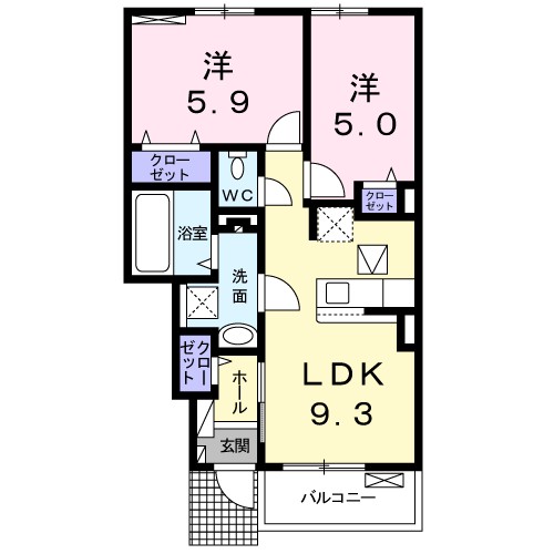 Ｇｒａｎｄｅ　Ｍａｉｓｏｎ　Ⅱ 間取り
