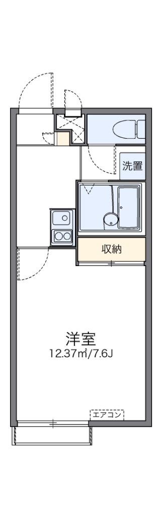 レオパレス美原長田 間取り