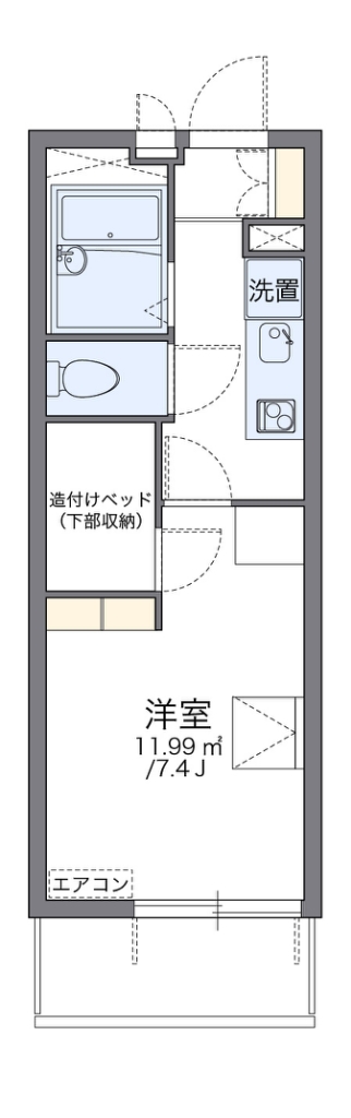 レオパレス生野Ⅲ 間取り