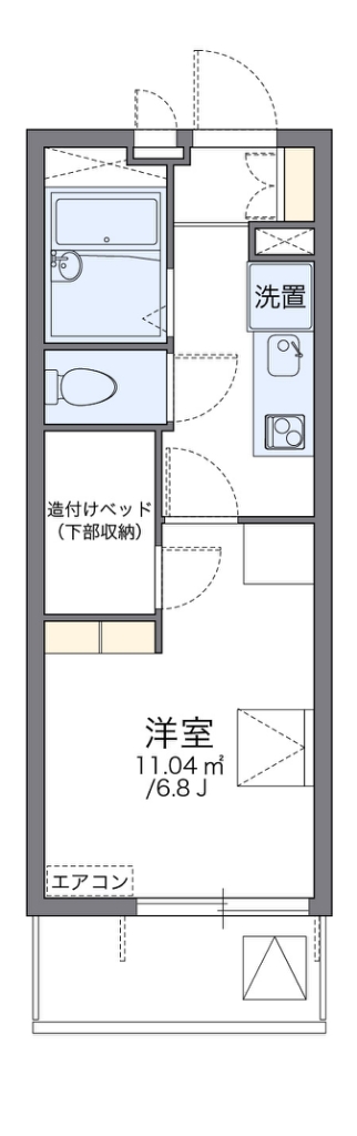 レオパレスエスポワール今里 間取り