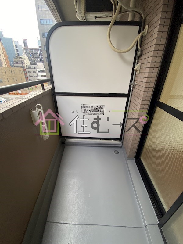 大国町青山ビル ベランダ