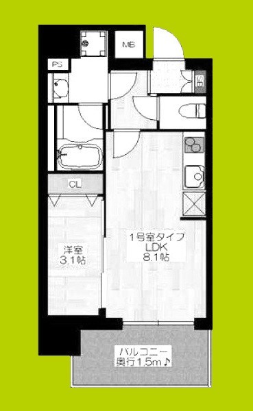 C.COLORⅢ 間取り