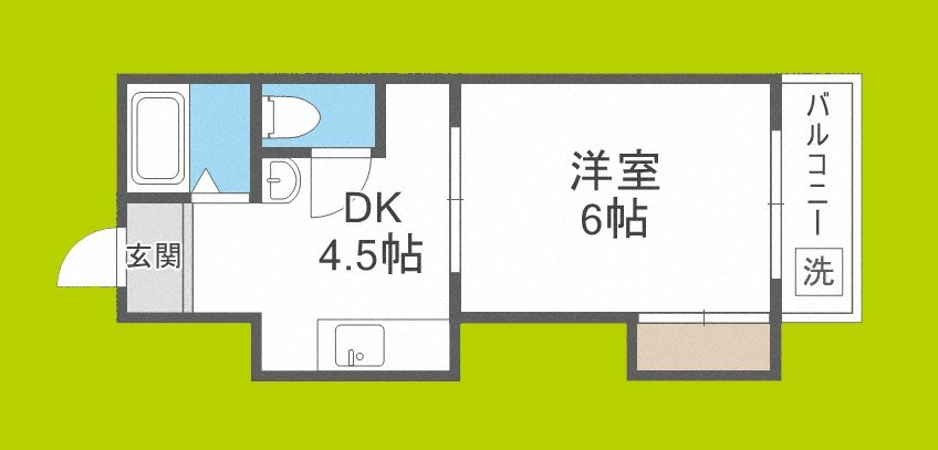 ローズマンション北通 間取り