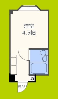 遠里小野728ハイツ 間取り