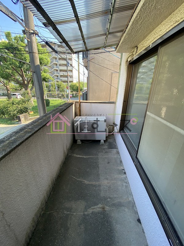 尾家貸家 ベランダ