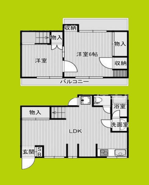 山之内5丁目テラス 間取り