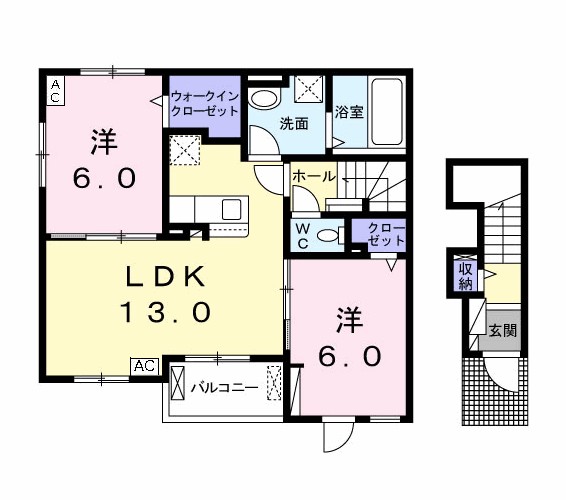 ベル　ソレイユ 間取り
