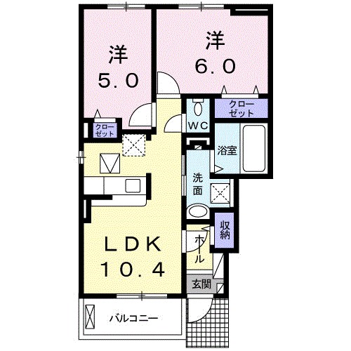プリマベーラ　Ⅱ 間取り