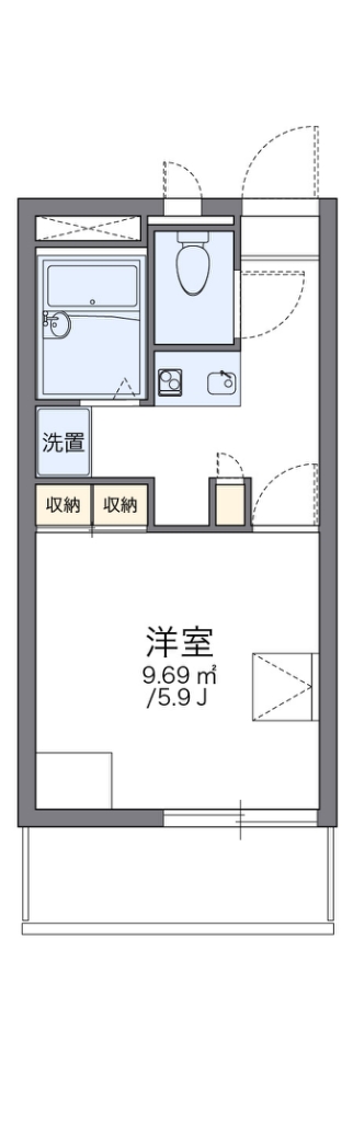 レオパレス天神ノ森 間取り