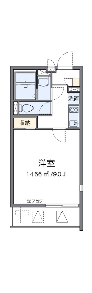 クレイノオアシスⅡ 間取り