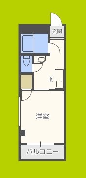 ビルシャナ長居 間取り