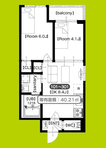 クレスト 間取り