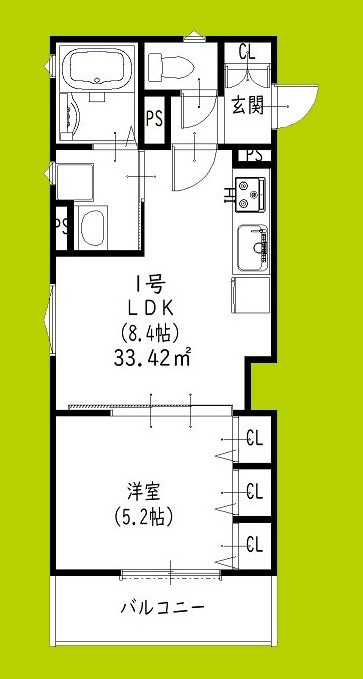 クリエオーレ南津の辺町 間取り