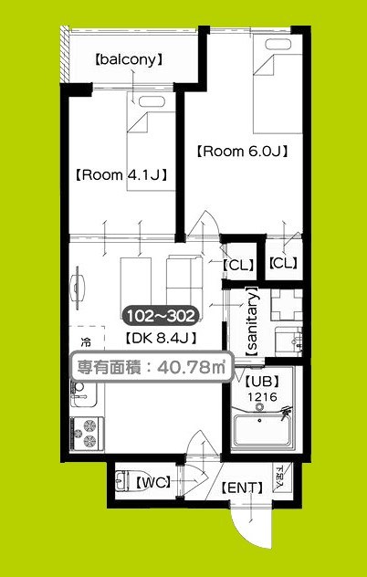 クレスト 間取り