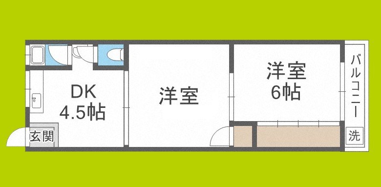 かねまつ上新庄マンション 間取り