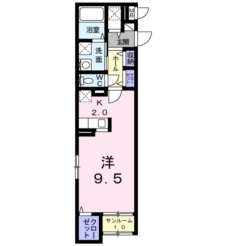 センターフィールド　イースト 間取り