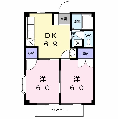 サンライフイナバ 間取り