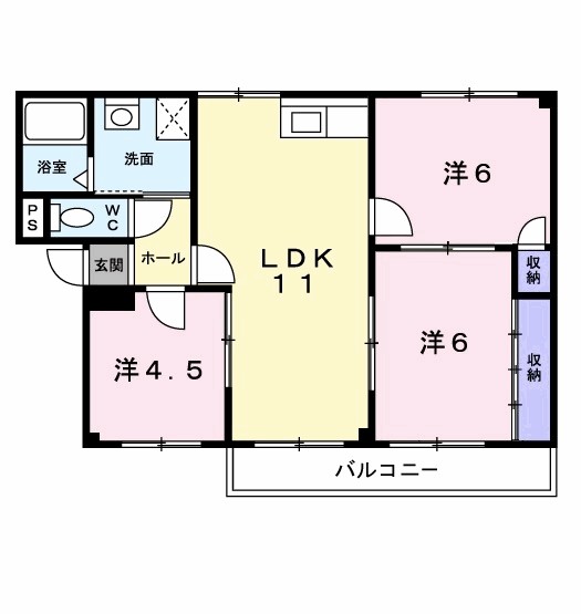 フロム八尾 間取り