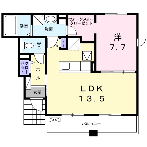 プロムナードⅡ 間取り